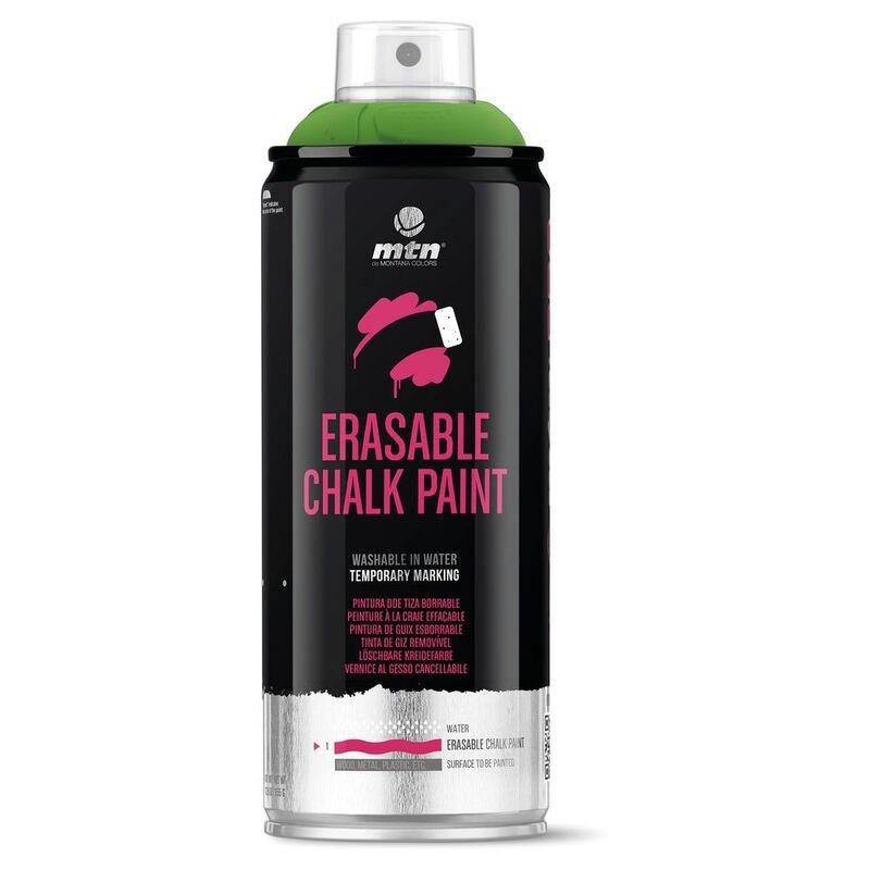 Montana Colors MTN Pro Erasable Chalk Spray Paint Valley Green 400ml, , large image number 0