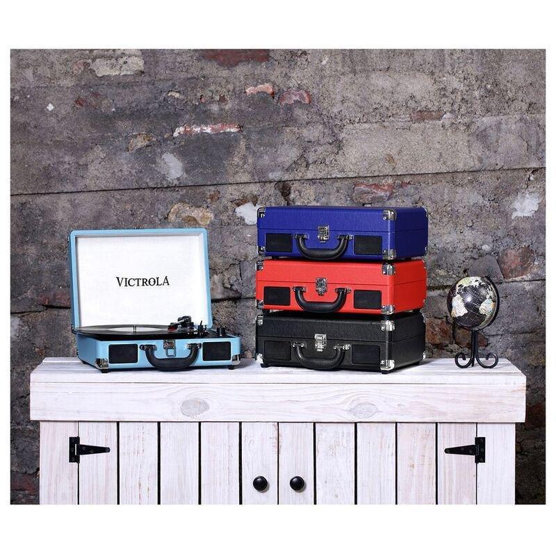 Victrola Journey 3-In-1 Portable Suitcase Record Player - Red, , large image number 2