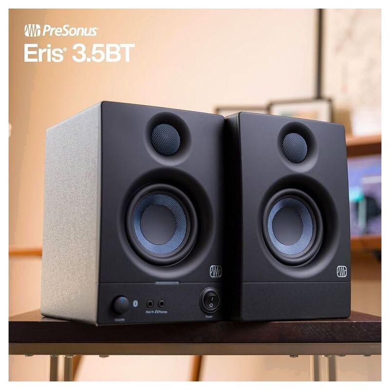 Presonus Eris 3.5BT Gen 2 - 3.5-Inch Powered Desktop Speakers With Bluetooth - Black (Pair), , large image number 5