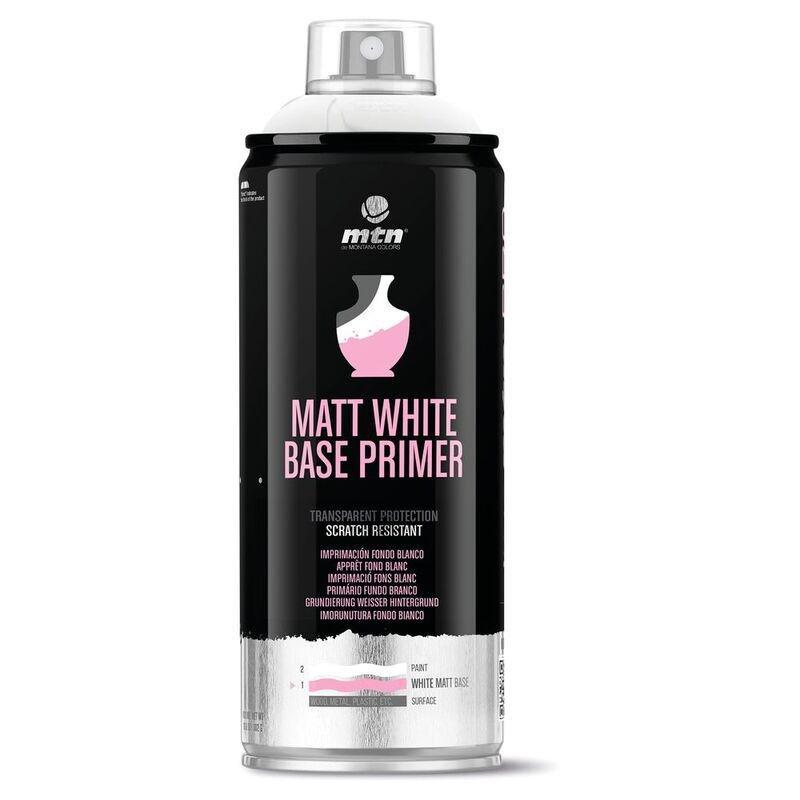Montana Colors MTN Pro Matt White Base Primer Spray 400ml, , large image number 0