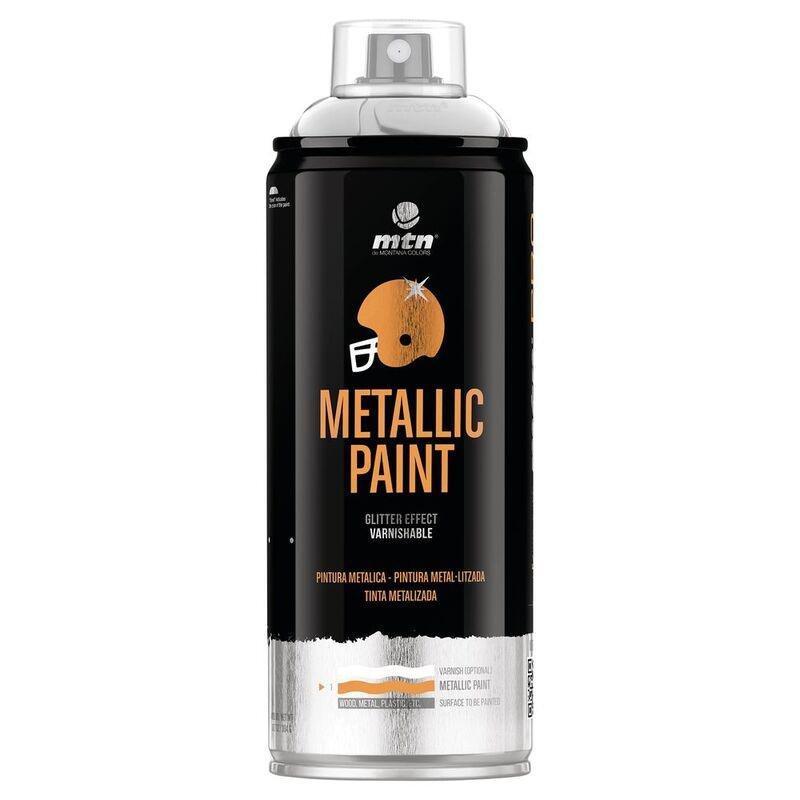 Montana Colors MTN Pro Metallic Spray Paint Aluminum 400ml, , large image number 0