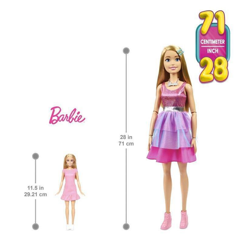 BARBIE - Barbie 28-Inch Pink Doll