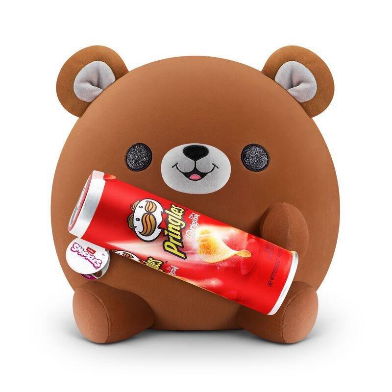 Zuru Snackles Series 1 Terry The Bear & Pringles Medium 13-Inch Plush Toy, , large image number 0