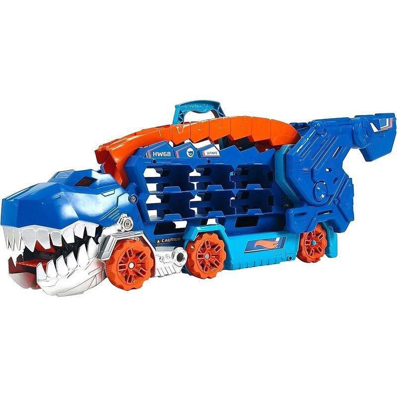 Hot Wheels City Ultimate T-Rex Transporter Playset, , large image number 1