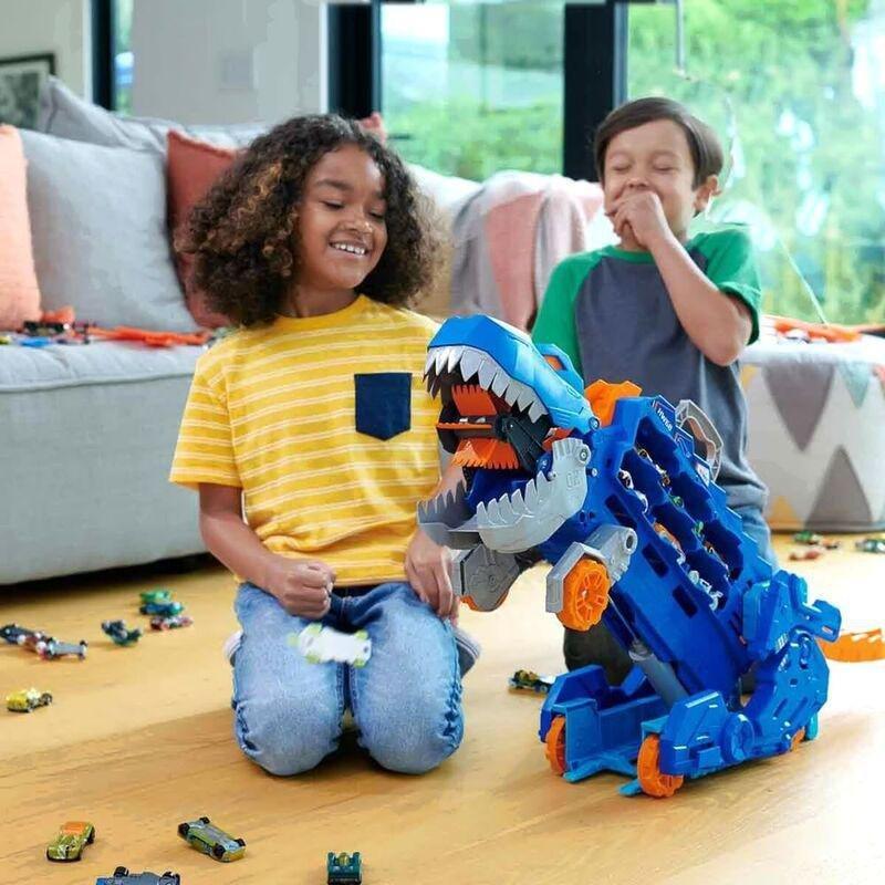 Hot Wheels City Ultimate T-Rex Transporter Playset, , large image number 3