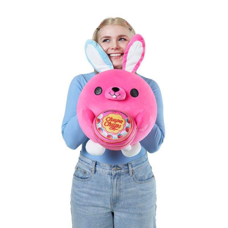 Zuru Snackles Series 1 Britney The Bunny & Chupa Chups Medium 13-Inch Plush Toy, , large image number 1
