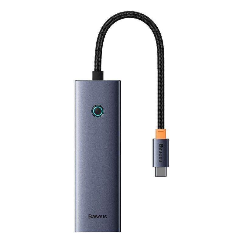 Baseus Flite Series 4-Port HUB - Space Grey (Type-C to USB 3.0 *4), , medium