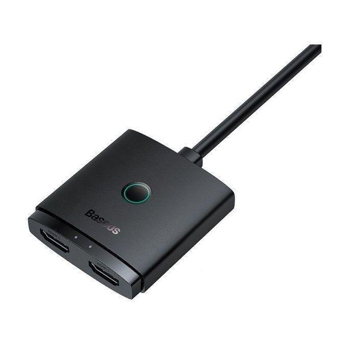 Baseus AirJoy Series 2-in-1 Bidirectional HDMI Switch - Cluster Black, , large image number 0