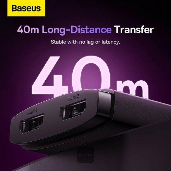 Baseus AirJoy Series 2-in-1 Bidirectional HDMI Switch - Cluster Black, , large image number 4
