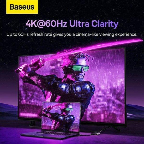 Baseus AirJoy Series 2-in-1 Bidirectional HDMI Switch - Cluster Black, , large image number 5
