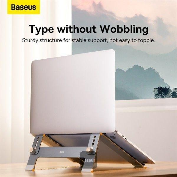 Baseus UltraStable Series Desktop Laptop Stand (4-Gear Adjustable) - Space Grey, , large image number 4