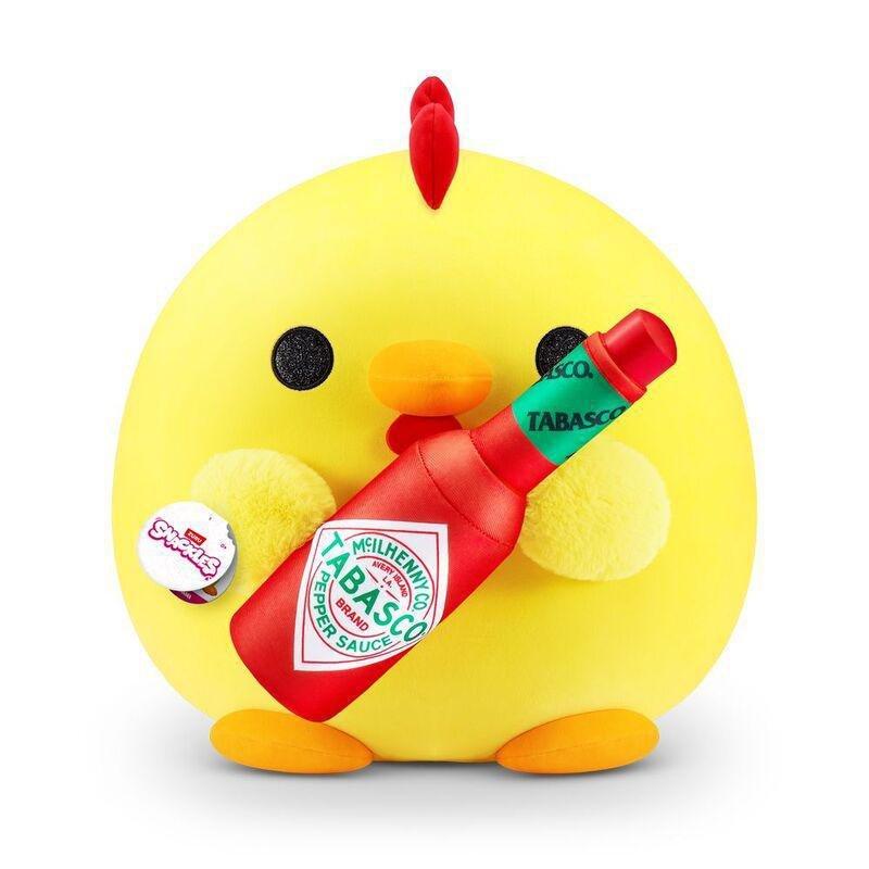 Zuru Snackles Series 1 Dan The Chicken & Tabasco Medium 13-Inch Plush Toy, , large image number 0