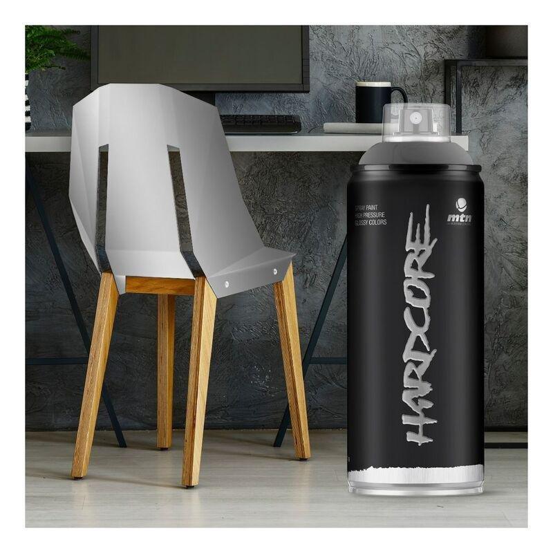 Montana Colors MTN Hardcore Silver Gloss Spray Paint Chrome 400ml, , large image number 1