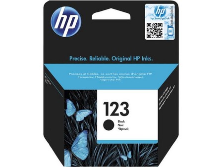 HP - HP 123 Black Original Ink Cartridge