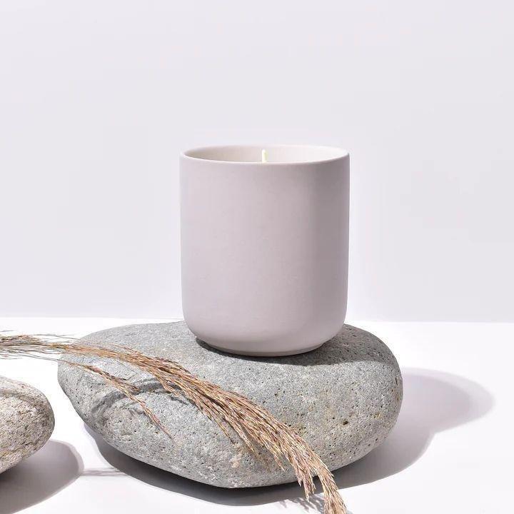 Aroma Home Calm Scented Candle - Sandalwood & Cedarwood Essential Oil, , large image number 2