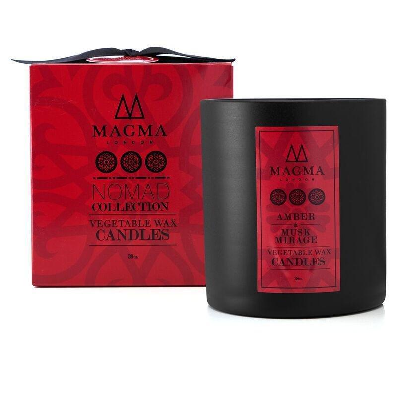 Magma London Amber And Musk Mirage Vegan Wax Candle 38cl Large, , large image number 0