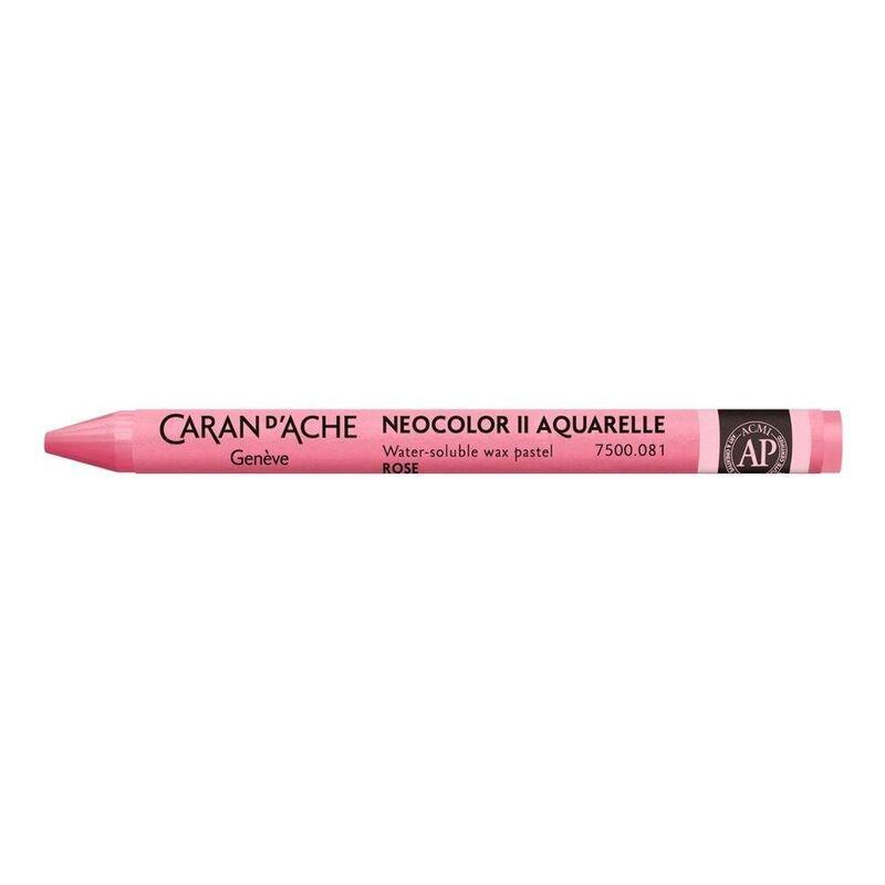 Caran d'Ache 7500.081 Neocolor II Watercolor Crayon - Pink, , large image number 0