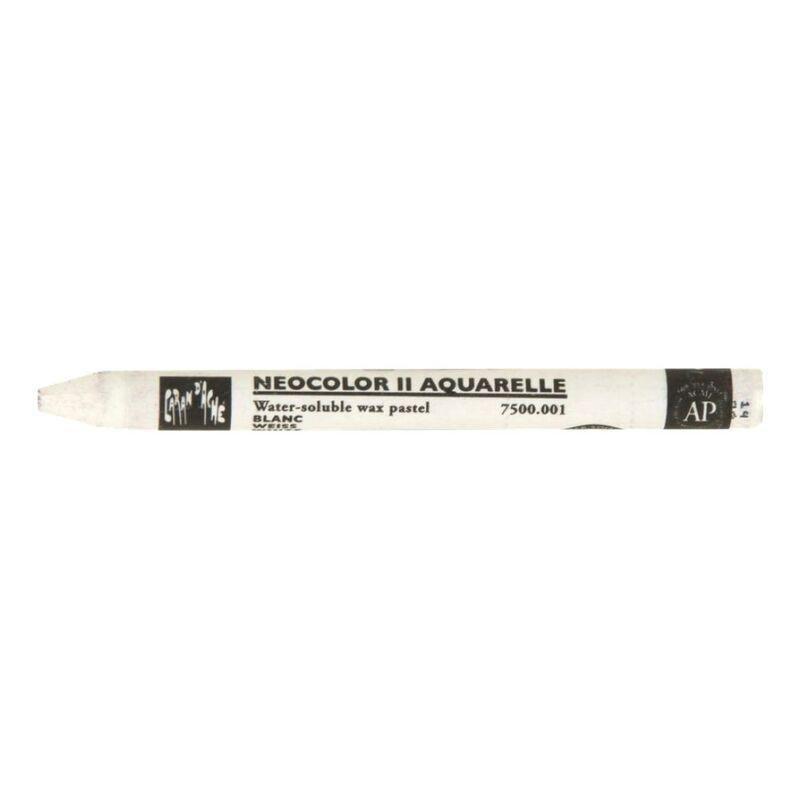 Caran d'Ache 7500.001 Neocolor II Watercolor Crayon - White, , large image number 0