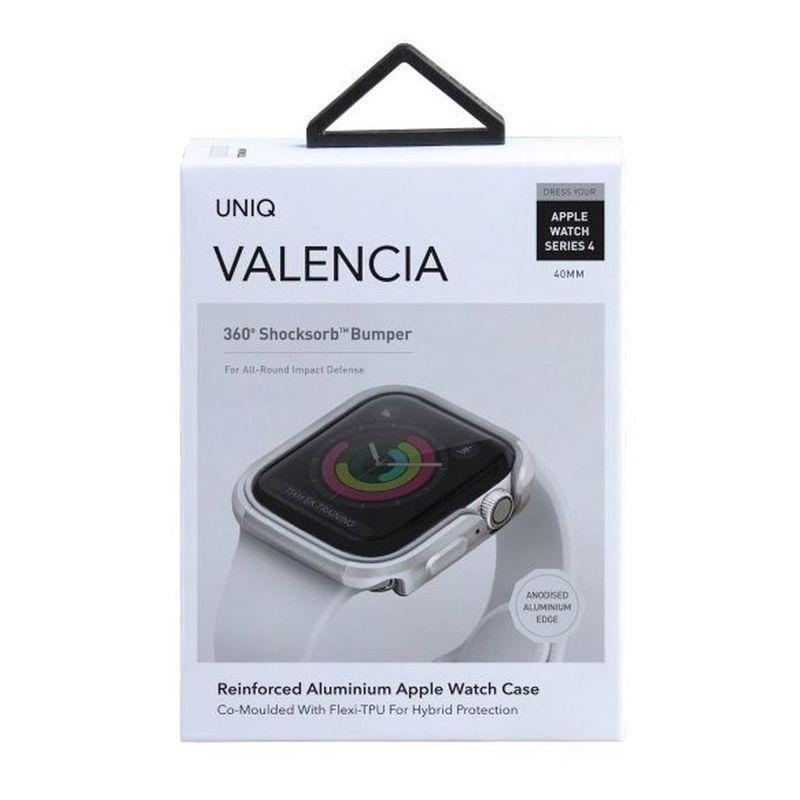 Uniq Valencia Case Silver for Apple Watch 40mm, , large image number 4