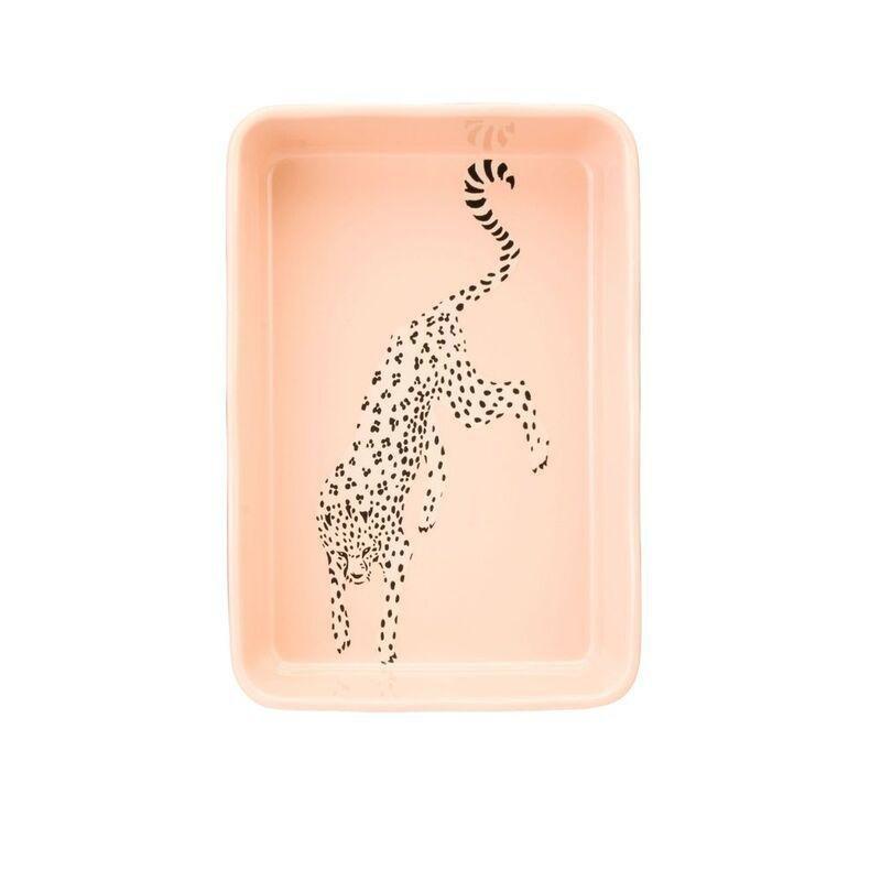 Yvonne Ellen Rectangular Roasting Dish - Cheetah, , large image number 1