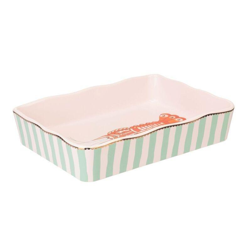 Yvonne Ellen Large Rectangular Roasting Dish - Lobster, , large image number 0