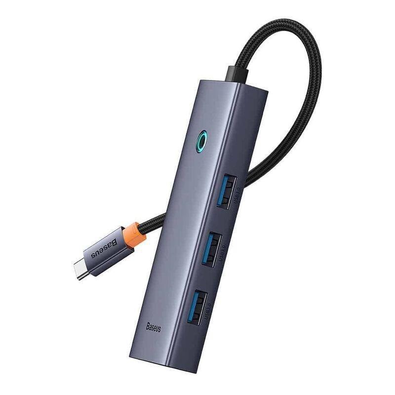 Baseus Flite Series 5-Port HUB Docking Station - Space Grey (Type-C to HDMI 4K @30HZ *1 / USB 3.0 *4), , large image number 1