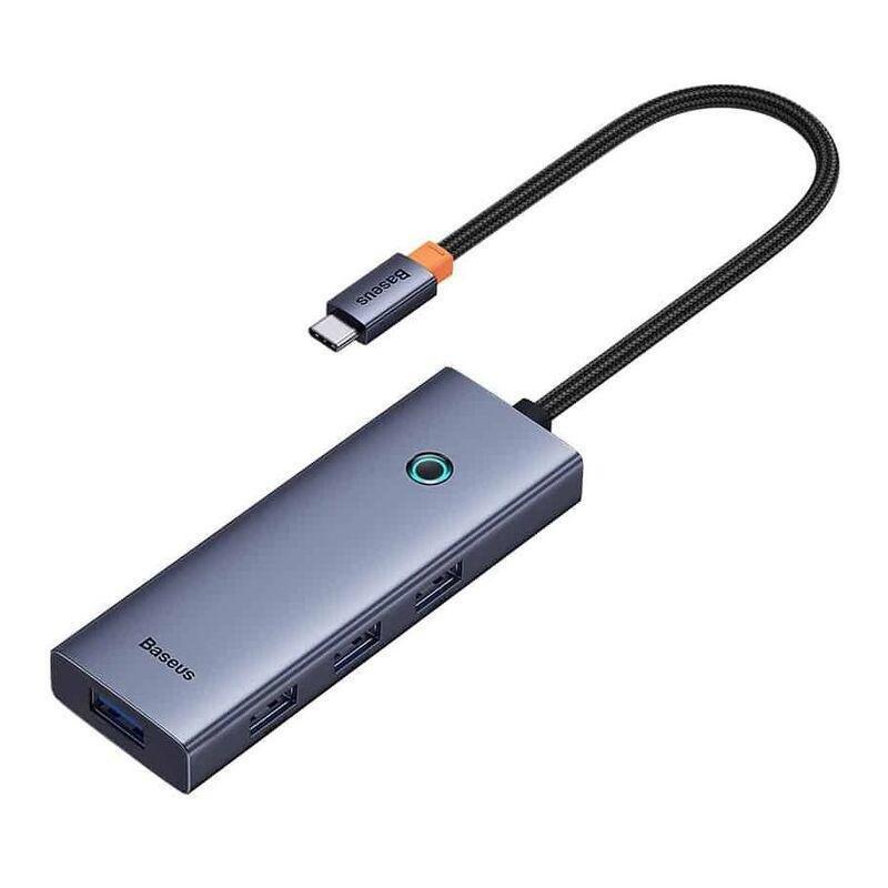 Baseus Flite Series 5-Port HUB Docking Station - Space Grey (Type-C to HDMI 4K @30HZ *1 / USB 3.0 *4), , large image number 2