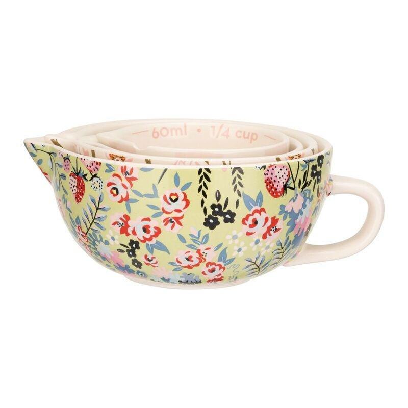 Cath Kidston Painted Table Ceramic Measuring Cups (Set of 4), , large image number 1
