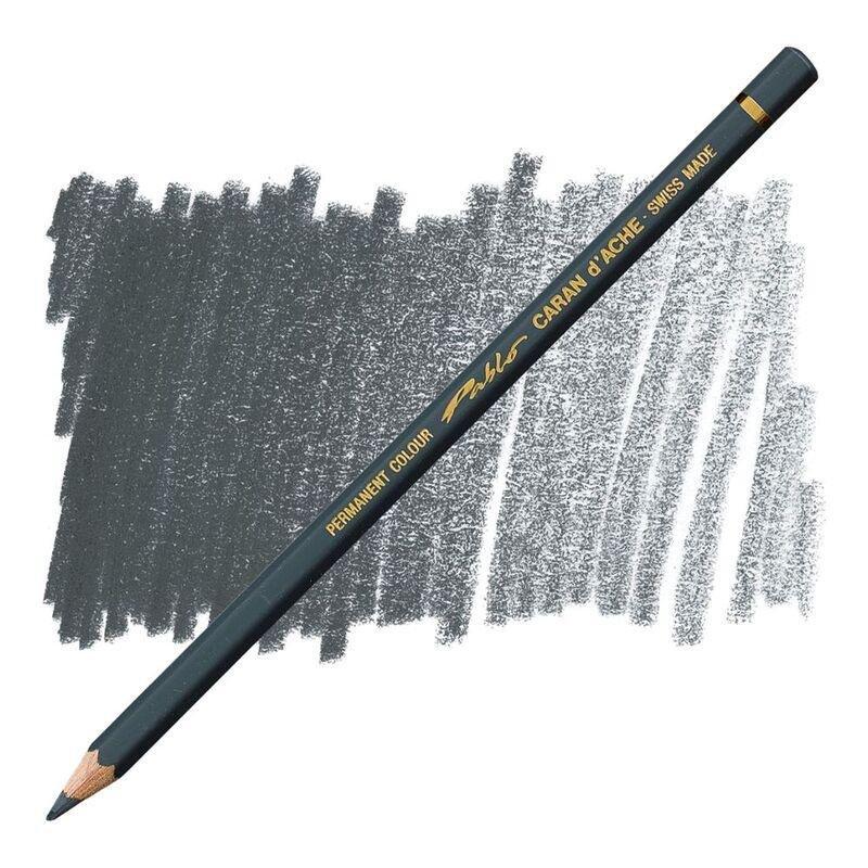 Caran d'Ache 666.008 Classic Pablo Coloured Pencil - Greyish Black, , large image number 0