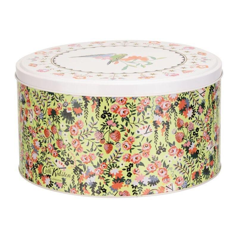 Cath Kidston Painted Table Cake Tin Set 23cm / 25cm (Set of 2), , large image number 1