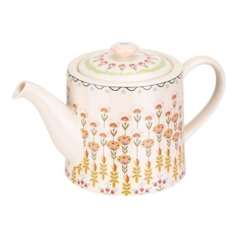 Cath Kidston Painted Table Teapot 1L, , large image number 1