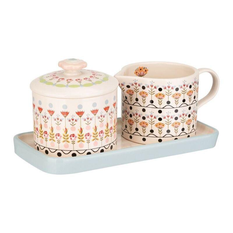 Cath Kidston Painted Table Ceramic Sugar & Milk Jug Set, , large image number 3