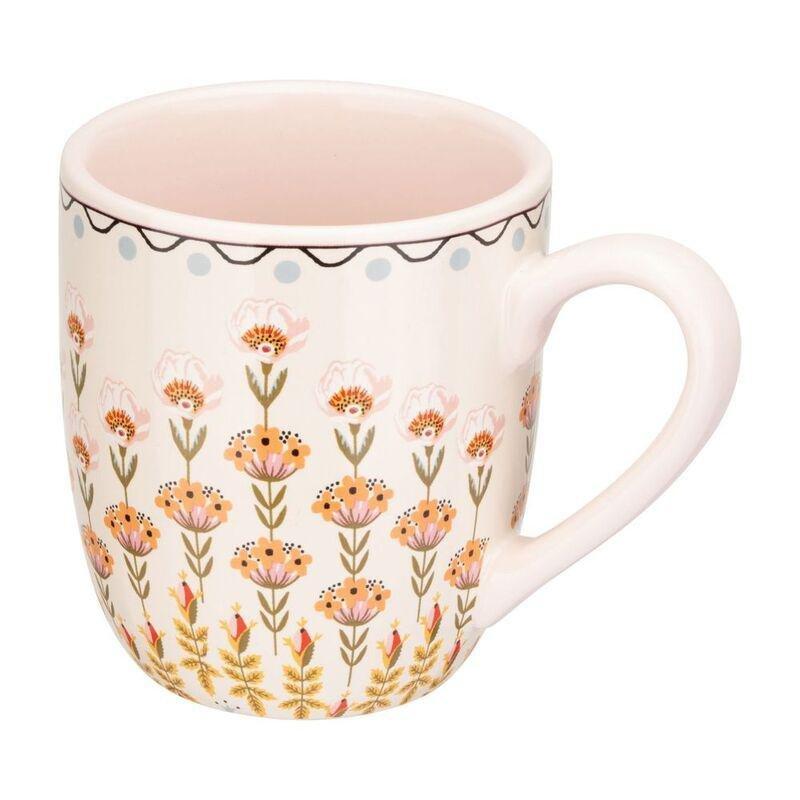 Cath Kidston Painted Table Breakfast Mug 300 ml - Pink, , large image number 1