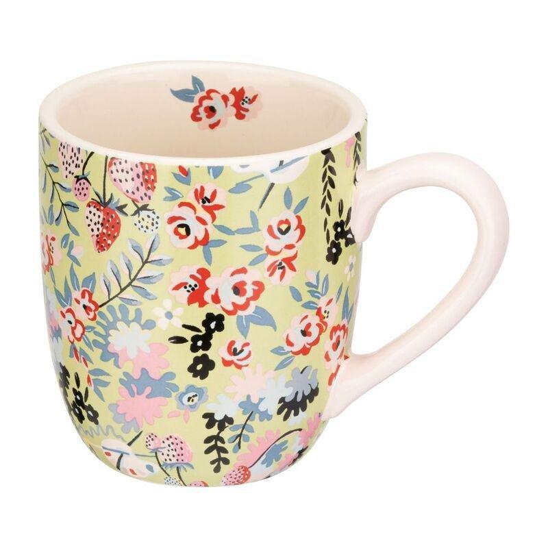 Cath Kidston Ditsy Floral Breakfast Mug 300 ml - Green, , large image number 1