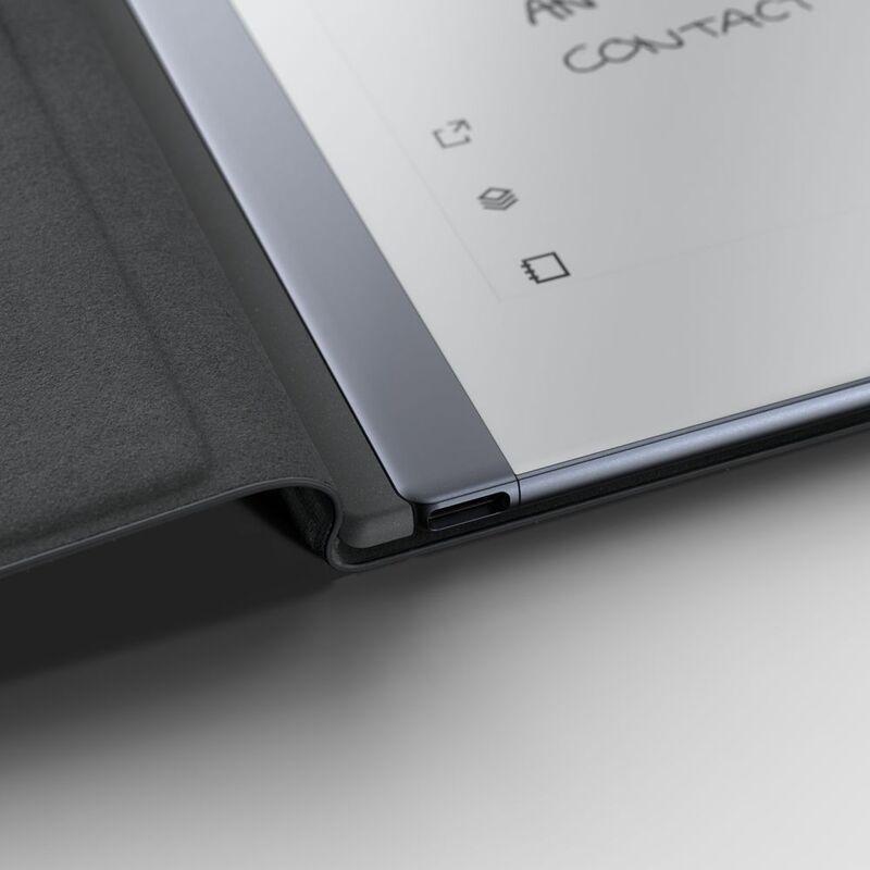 reMarkable 2 Paper Tablet 10.3" with Marker Plus and Book Folio in Black Premium Leather, , large image number 3