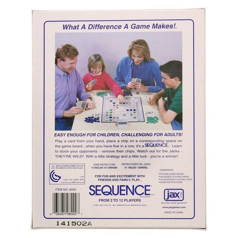 Jax Sequence Board Game, , large image number 2