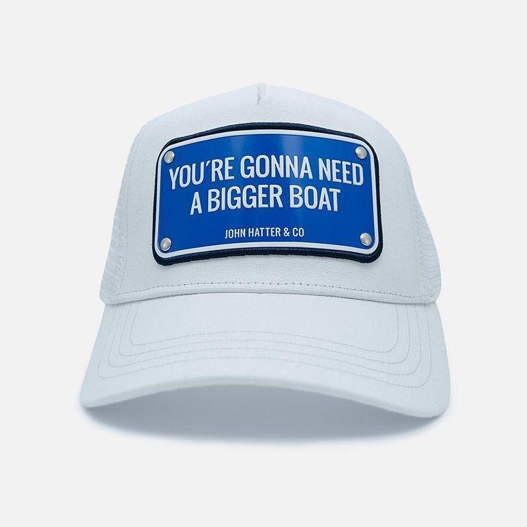 John Hatter & Co Bigger Boat Unisex Cap White, , large image number 1