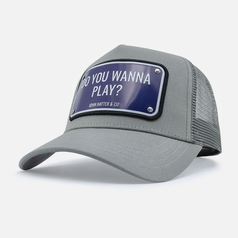 JOHN HATTER & CO - John Hatter & Co Do You Wanna Play Unisex Cap Grey