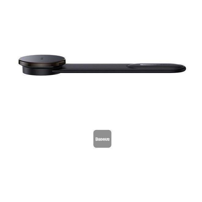 Baseus C02 Pro Series Magnetic Wireless Charging Car Mount - Cluster Black, , medium