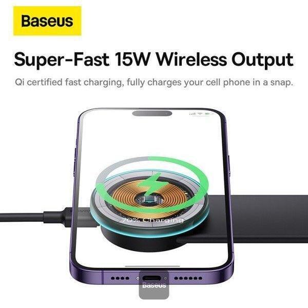 Baseus C02 Pro Series Magnetic Wireless Charging Car Mount - Cluster Black, , large image number 2