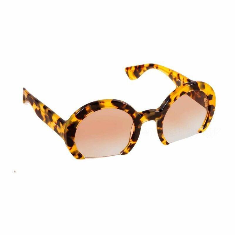 Miu Miu Mu 07Qs 7S01L0 52 Hvn/Brw Sunglasses, , large image number 0