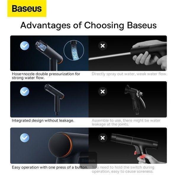 Baseus GF3 Irrigation Nozzle for Garden Hose - Dark Grey, , large image number 3