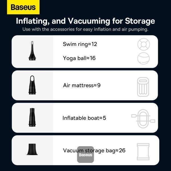 Baseus A3lite Car Vacuum Cleaner - Black, , large image number 3
