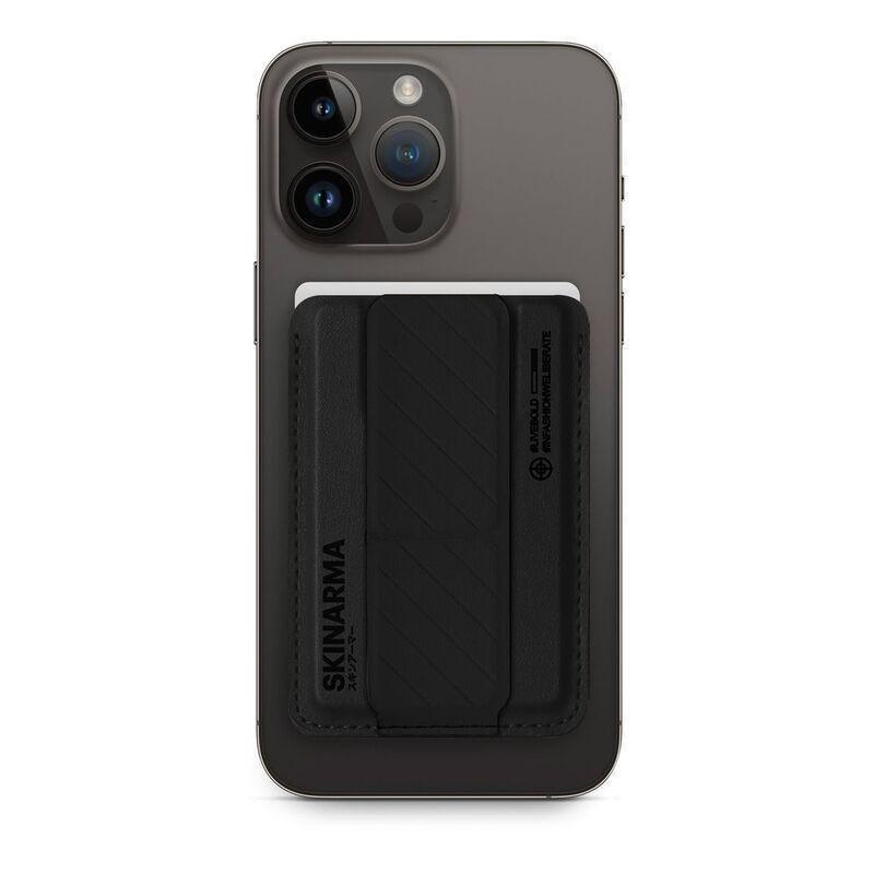 SkinArma Kado Mag-Charge Card Holder With Grip Stand - Midnight, , large image number 1