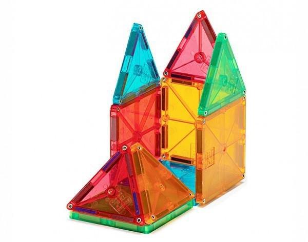 Magna-Tiles Clear Colors 100 Piece Magnetic Building Set, , large image number 0
