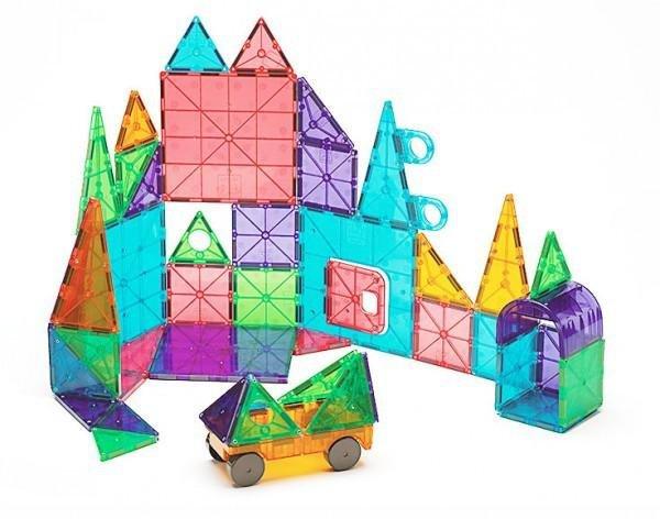 MAGNA-TILES - Magna-Tiles Clear Colors 48 Piece Dx Building Set