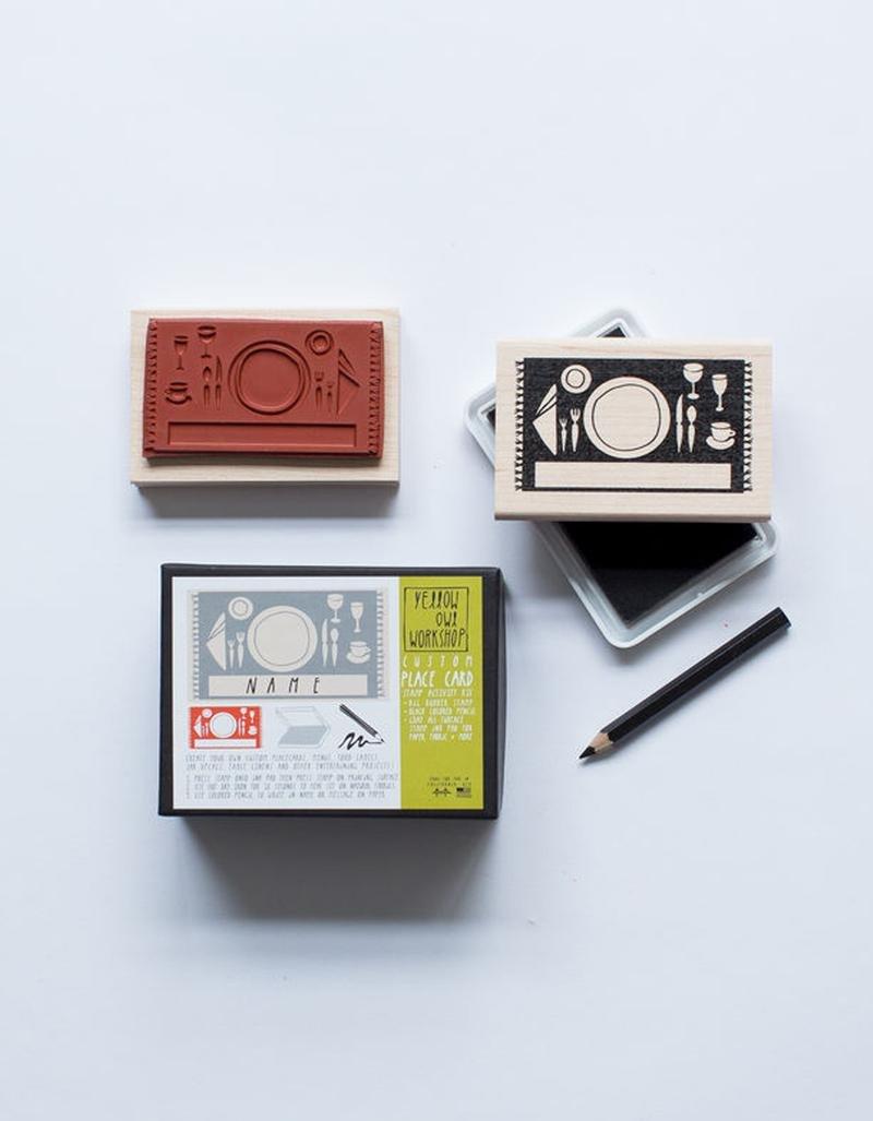 Yellow Owl Workshop Stamp Activity Kits Place Card, , large image number 0