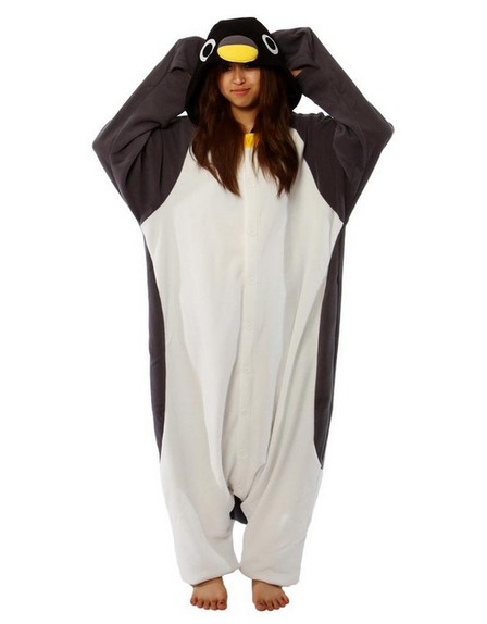 SAZAC - Penguin Kigurumi Adult Fleece Costume