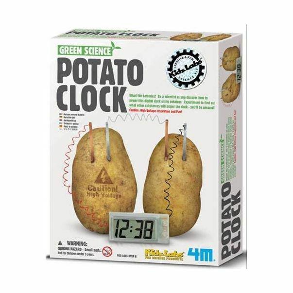 4M KidzLabs Green Science Potato Clock Kit, , large image number 0