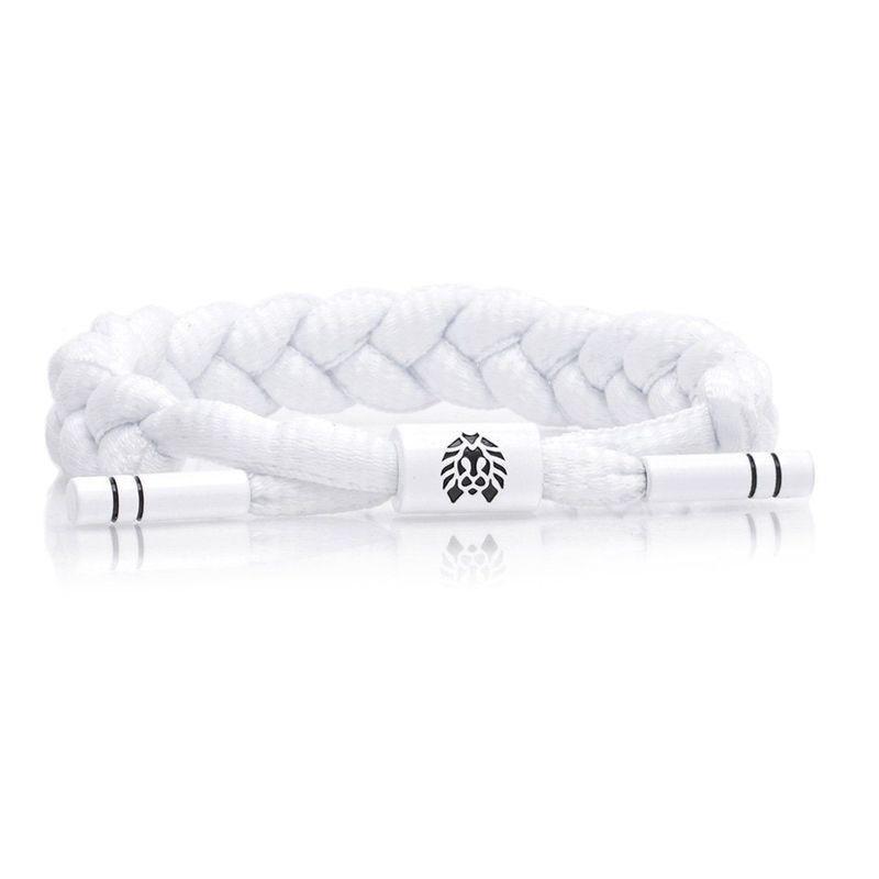 Rastaclat Level 1 Braided Men's Bracelet White/Black, , large image number 0